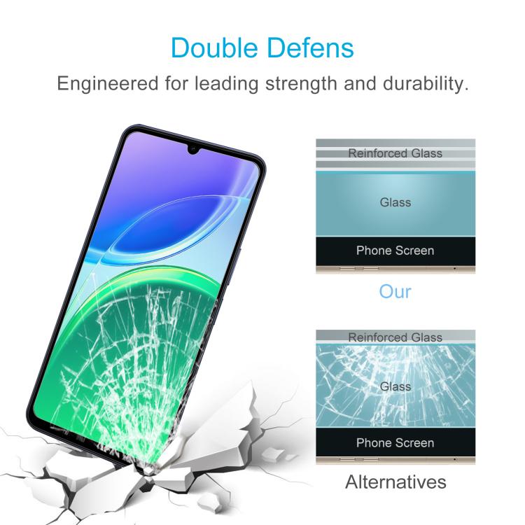 For vivo Y05 4G 10pcs 0.26mm 9H 2.5D Tempered Glass Film