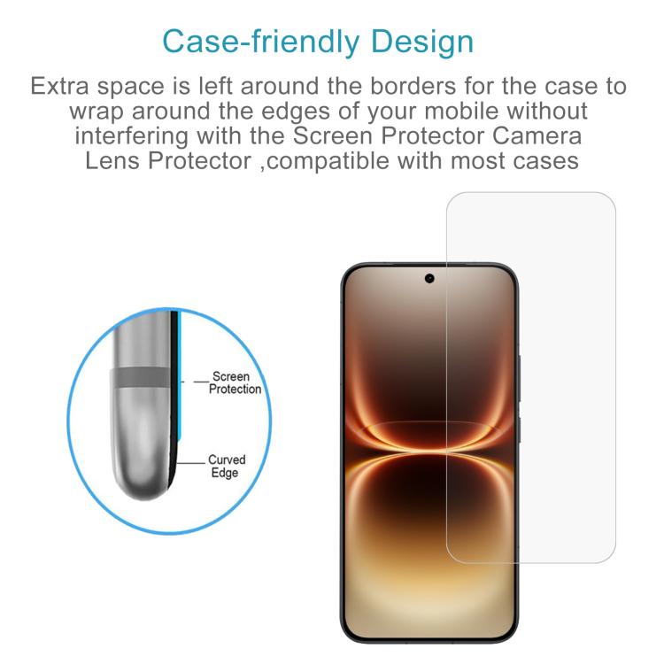 For vivo iQOO 15 Ultra 5G 10pcs 0.26mm 9H 2.5D Tempered Glass Film