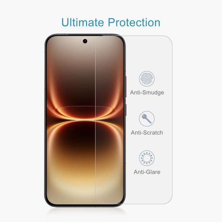 For vivo iQOO 15 Ultra 5G 10pcs 0.26mm 9H 2.5D Tempered Glass Film