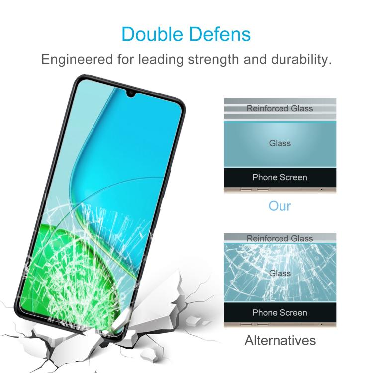 For vivo Y37+ 4G 10pcs 0.26mm 9H 2.5D Tempered Glass Film