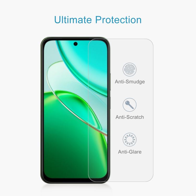 For vivo T5x 5G 10pcs 0.26mm 9H 2.5D Tempered Glass Film