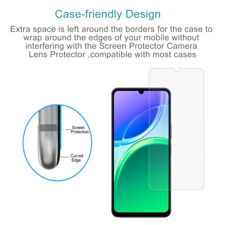 For vivo Y11 5G 10pcs 0.26mm 9H 2.5D Tempered Glass Film