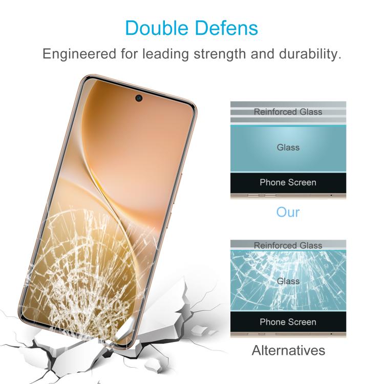 For vivo Y60 5G 50pcs 0.26mm 9H 2.5D Tempered Glass Film