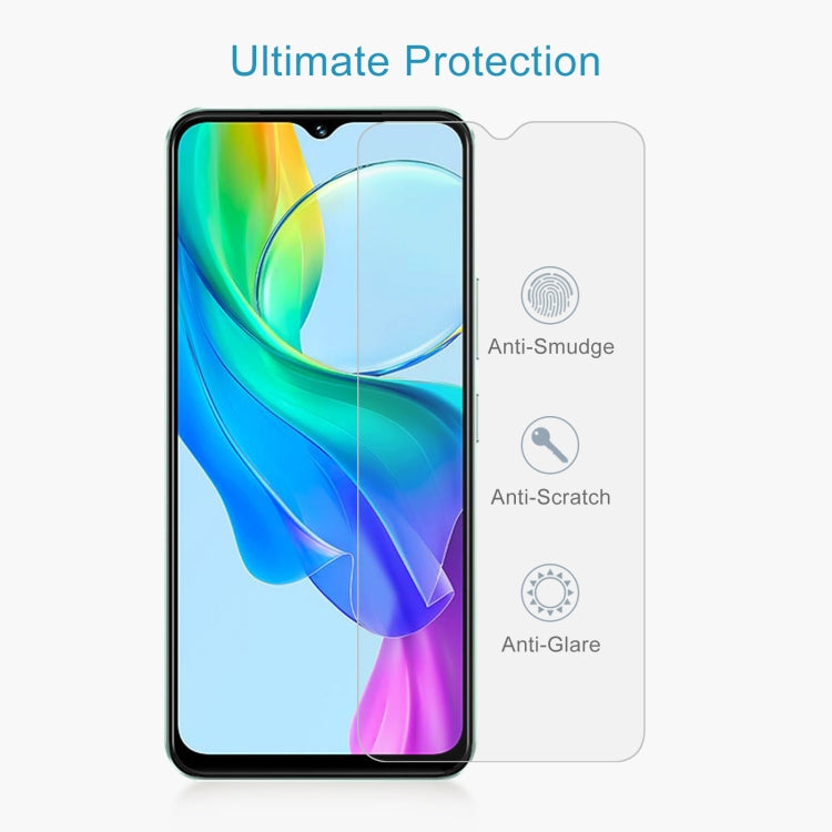 For vivo Y18e / Y18 50pcs 0.26mm 9H 2.5D Tempered Glass Film