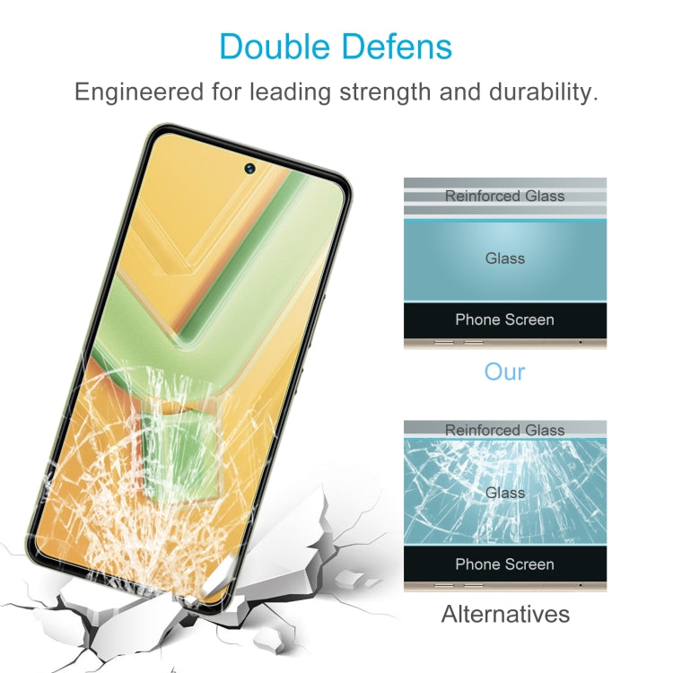 For vivo Y100 / V40 Lite 5G / 4G IDN 50pcs 0.26mm 9H 2.5D Tempered Glass Film