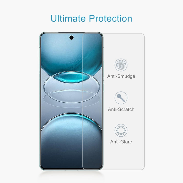 For vivo X100s / Y300 Pro 50pcs 0.26mm 9H 2.5D Tempered Glass Film