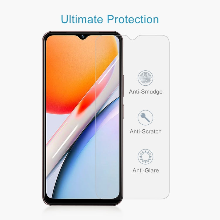 For vivo Y18s / Y37m 5G 50pcs 0.26mm 9H 2.5D Tempered Glass Film