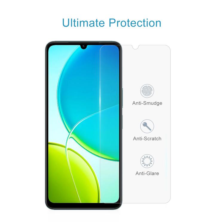 For vivo Y04 4G 50pcs 0.26mm 9H 2.5D Tempered Glass Film