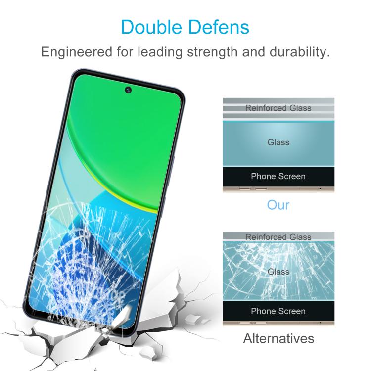 For vivo Y29s 5G 50pcs 0.26mm 9H 2.5D Tempered Glass Film