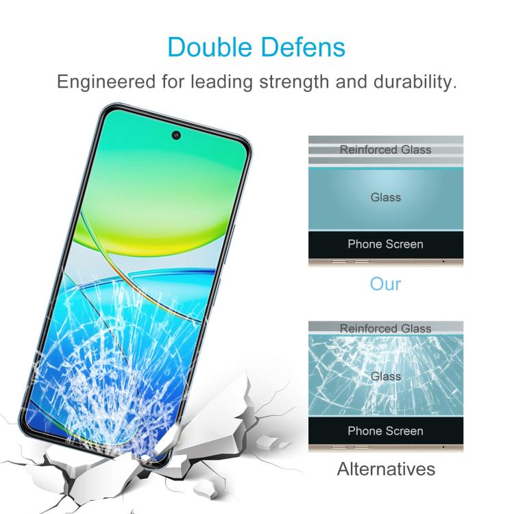 For vivo Y39 5G 50pcs 0.26mm 9H 2.5D Tempered Glass Film