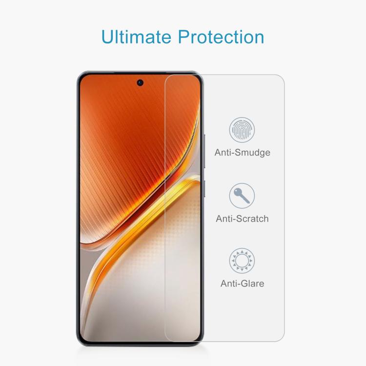 For vivo iQOO Z10 50pcs 0.26mm 9H 2.5D Tempered Glass Film