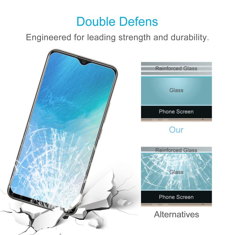 For vivo Y19 5G 50pcs 0.26mm 9H 2.5D Tempered Glass Film