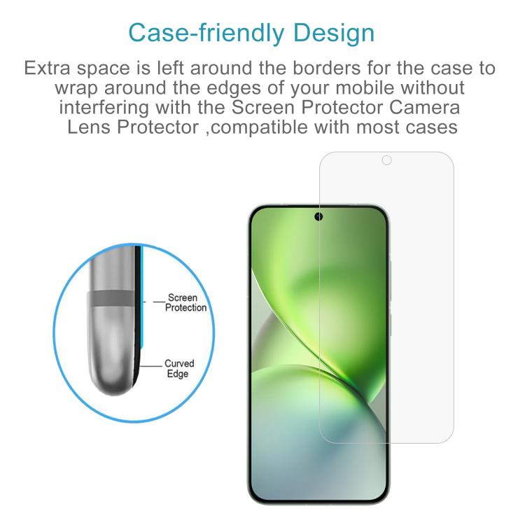 For vivo X200 FE 50pcs 0.26mm 9H 2.5D Tempered Glass Film