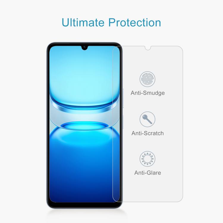For vivo iQOO Z10 Lite 5G 50pcs 0.26mm 9H 2.5D Tempered Glass Film