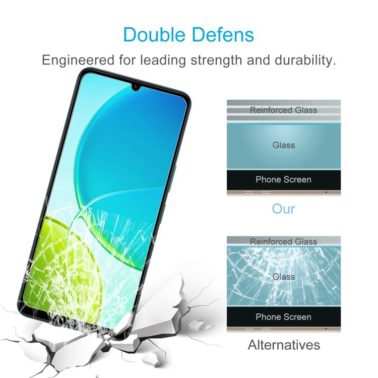 For vivo Y29t 5G 50pcs 0.26mm 9H 2.5D Tempered Glass Film