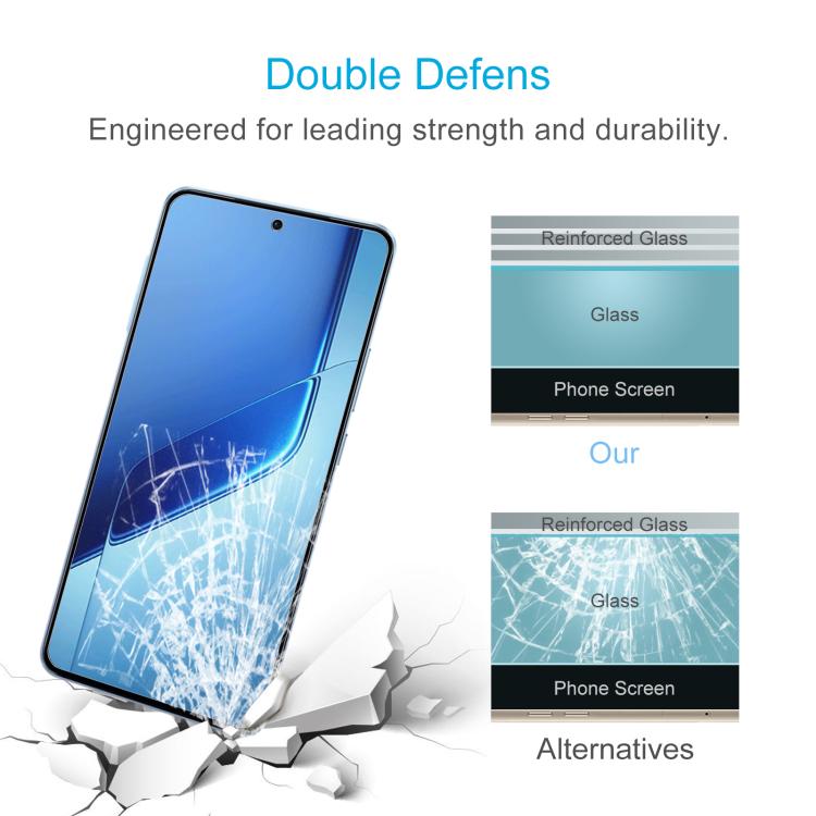For vivo iQOO Neo10 Pro+ 5G 50pcs 0.26mm 9H 2.5D Tempered Glass Film