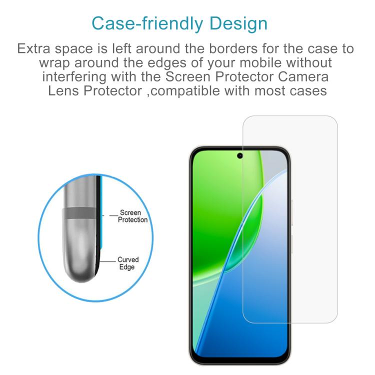 For vivo Y31d 4G 50pcs 0.26mm 9H 2.5D Tempered Glass Film