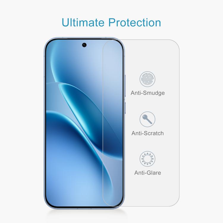 For vivo iQOO Z11 Turbo 5G 50pcs 0.26mm 9H 2.5D Tempered Glass Film