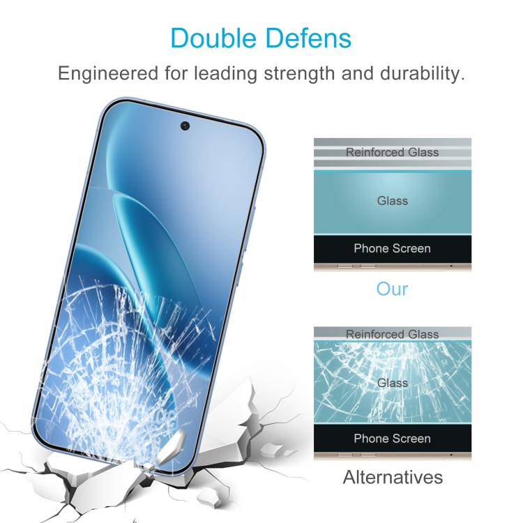 For vivo iQOO Z11 Turbo 5G 50pcs 0.26mm 9H 2.5D Tempered Glass Film