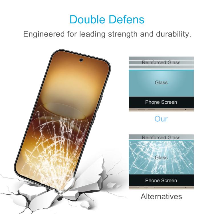For vivo iQOO 15R 5G 50pcs 0.26mm 9H 2.5D Tempered Glass Film