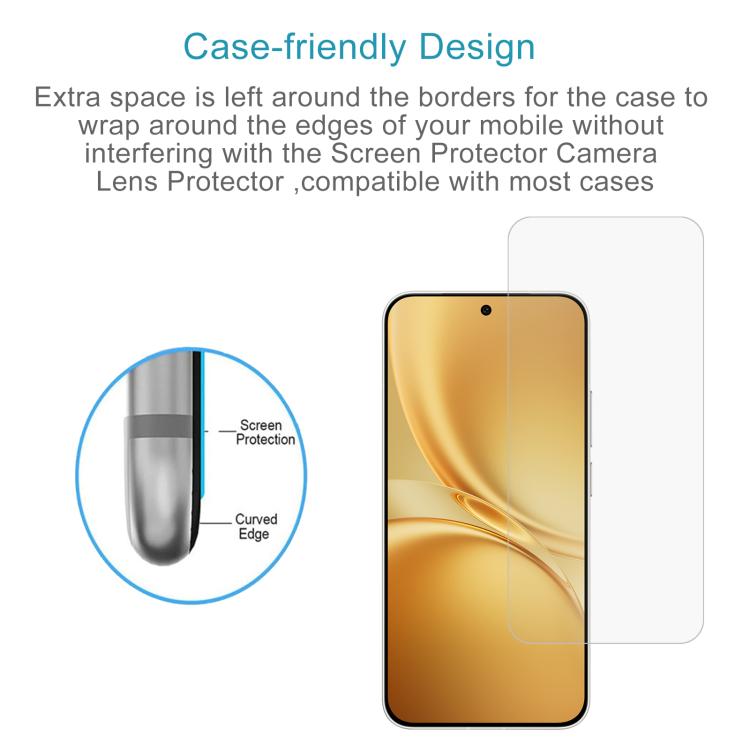 For vivo X300 FE 5G / S50 Pro mini 50pcs 0.26mm 9H 2.5D Tempered Glass Film