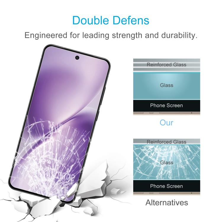 For vivo X200T 5G 50pcs 0.26mm 9H 2.5D Tempered Glass Film