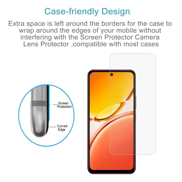 For vivo Y21 5G 2026 50pcs 0.26mm 9H 2.5D Tempered Glass Film