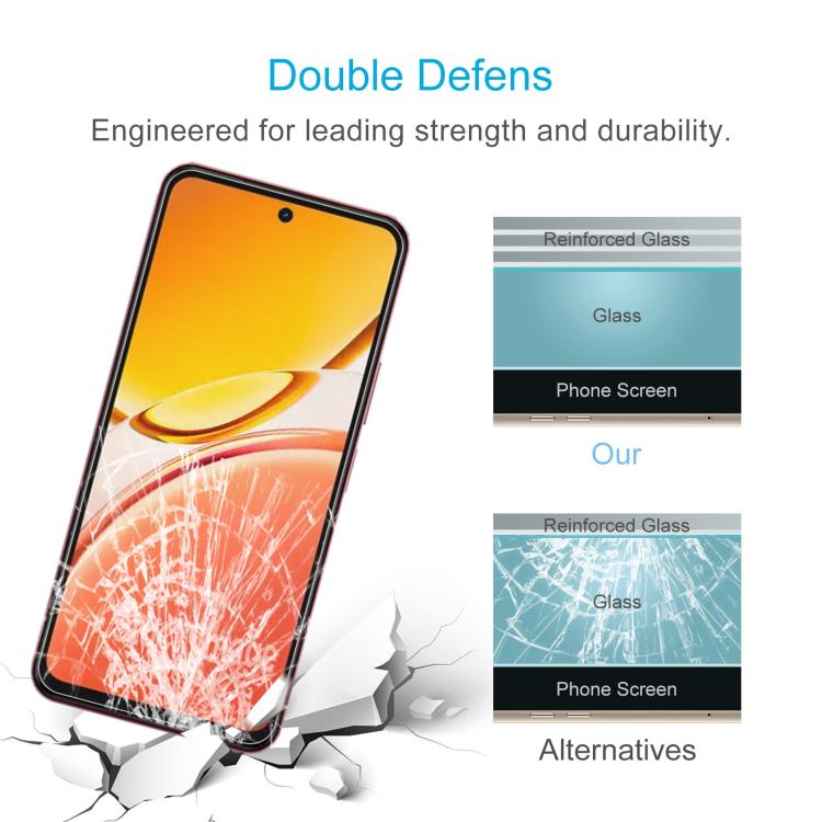 For vivo Y21 5G 2026 50pcs 0.26mm 9H 2.5D Tempered Glass Film