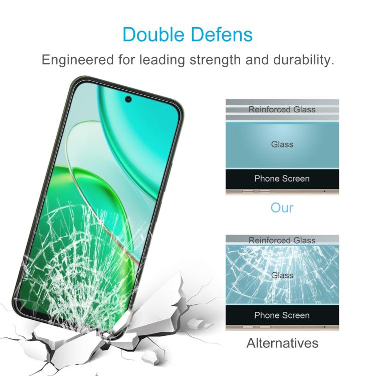 For vivo T5x 5G 50pcs 0.26mm 9H 2.5D Tempered Glass Film