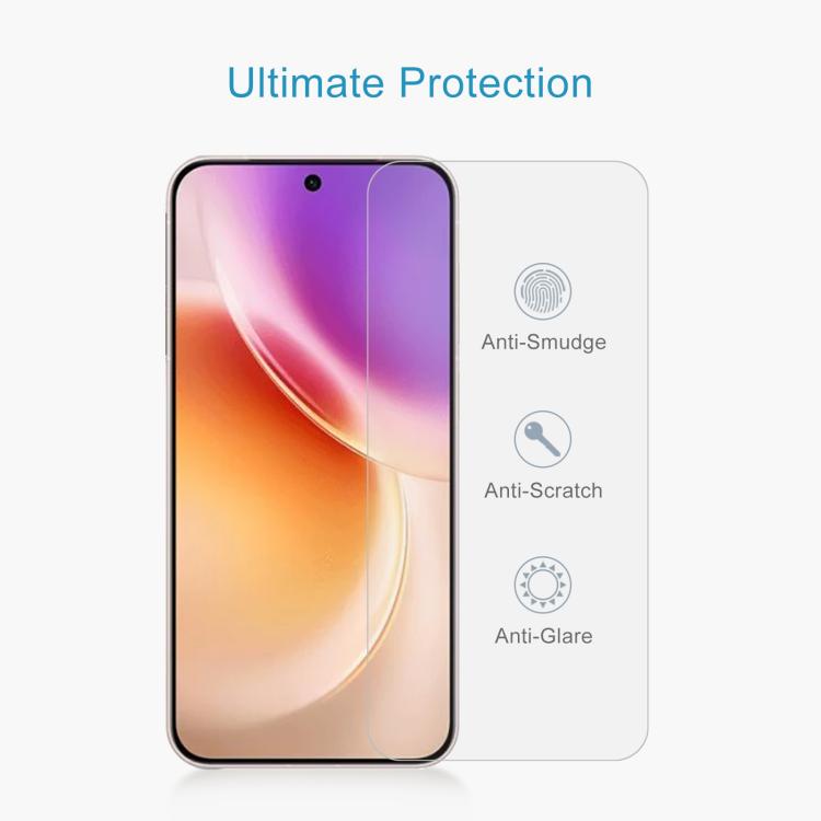 For vivo X300s 50pcs 0.26mm 9H 2.5D Tempered Glass Film