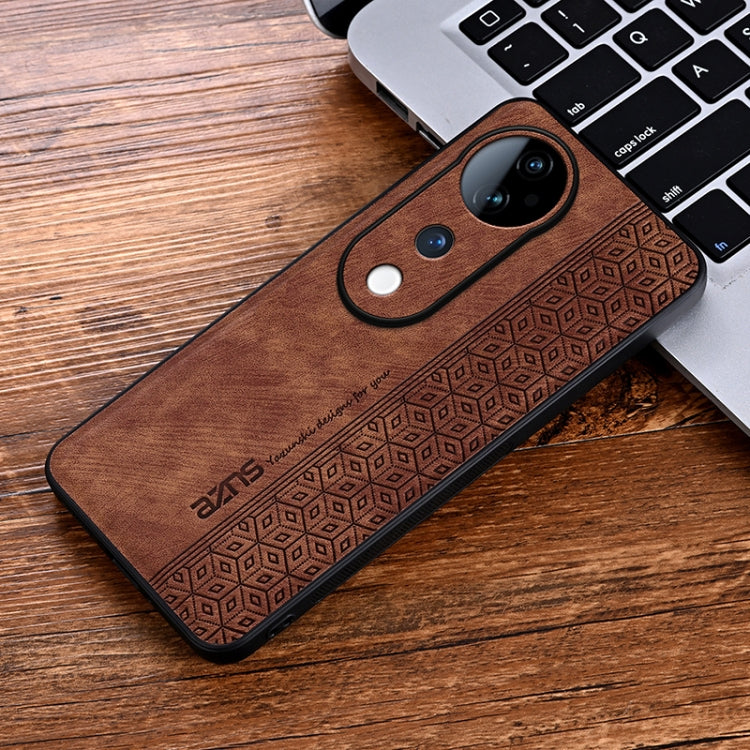 For vivo S19 Pro AZNS 3D Embossed Skin Feel Phone Case