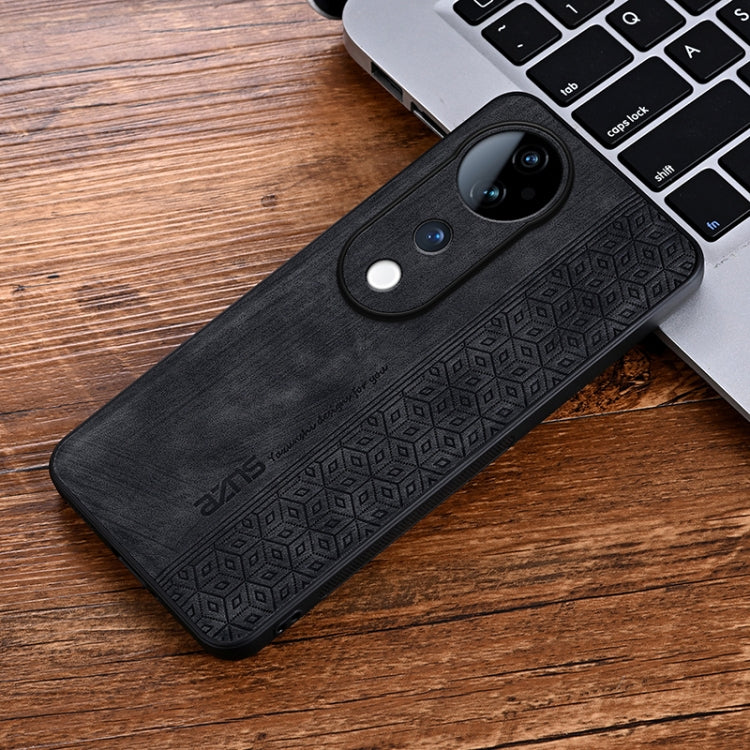 For vivo S19 AZNS 3D Embossed Skin Feel Phone Case