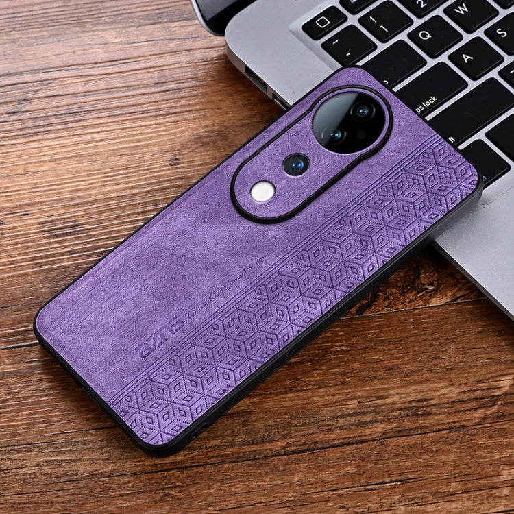 For vivo S19 AZNS 3D Embossed Skin Feel Phone Case