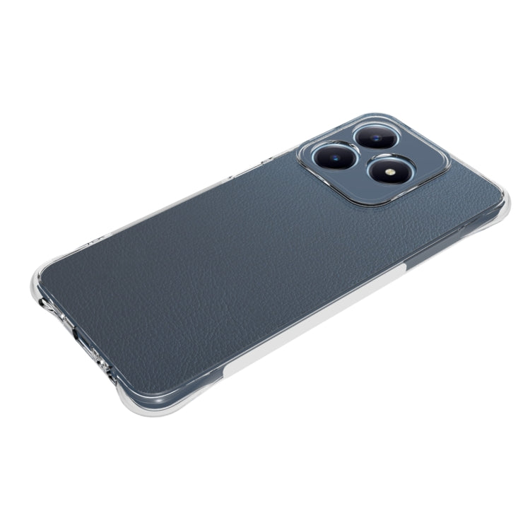 For Realme C63 4G Shockproof Non-slip Thickening TPU Phone Case - Transparent