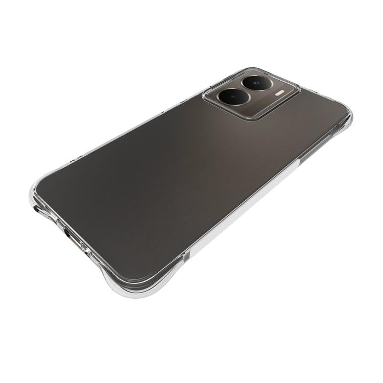 For Realme 14 5G Shockproof Non-slip Thickening TPU Phone Case - Transparent