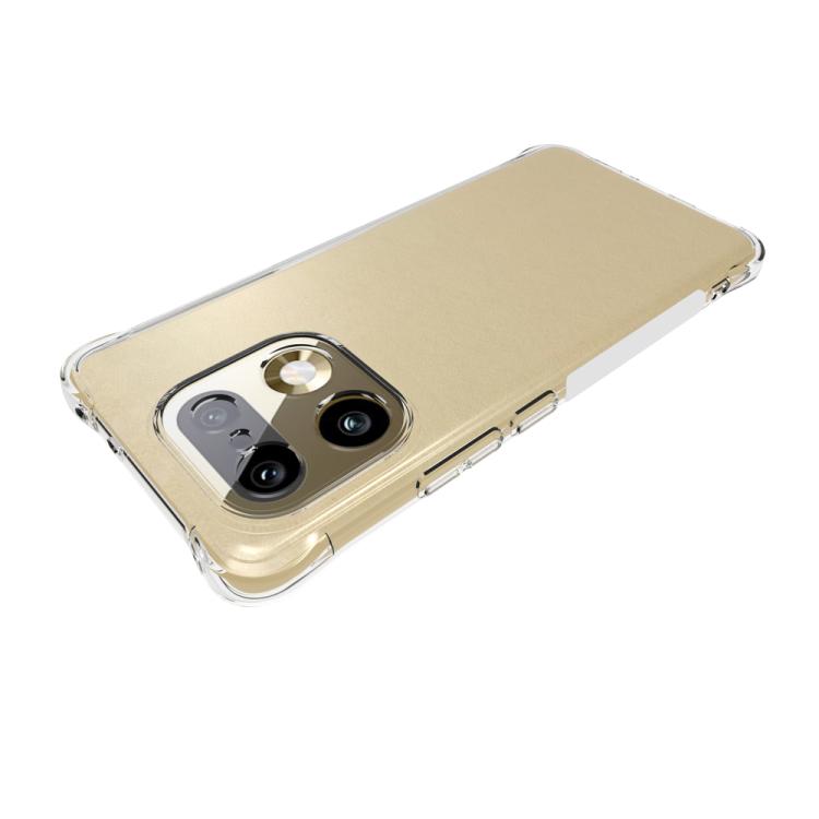 For Realme 16 Pro+ 5G Shockproof Non-slip Thickening TPU Phone Case - Transparent