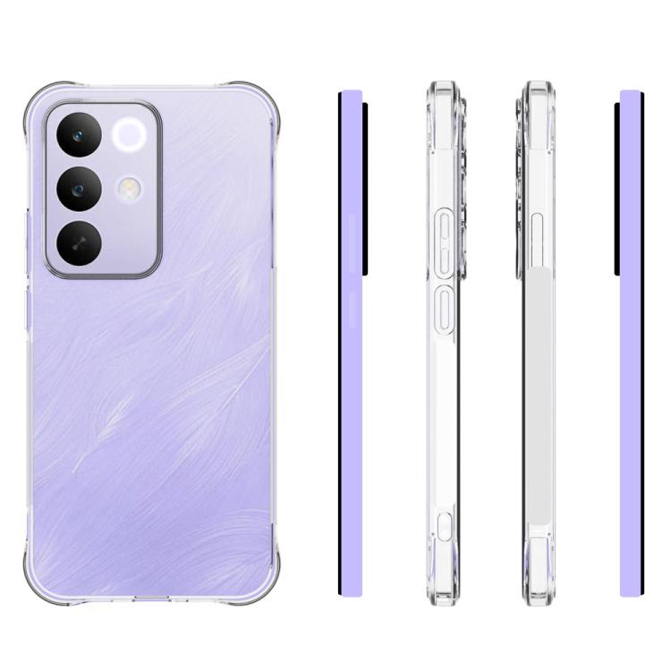 For Realme C85 Pro 4G Shockproof Non-slip Thickening TPU Phone Case - Transparent