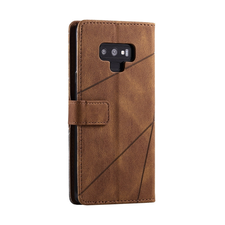 For Samsung Galaxy Note9 Skin Feel Splicing Horizontal Flip Leather Case with Holder & Card Slots & Wallet & Photo Frame