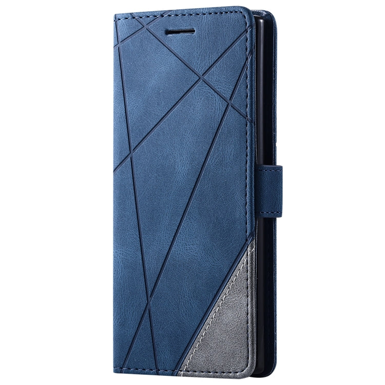 For Samsung Galaxy Note 10 Skin Feel Splicing Horizontal Flip Leather Case with Holder & Card Slots & Wallet & Photo Frame