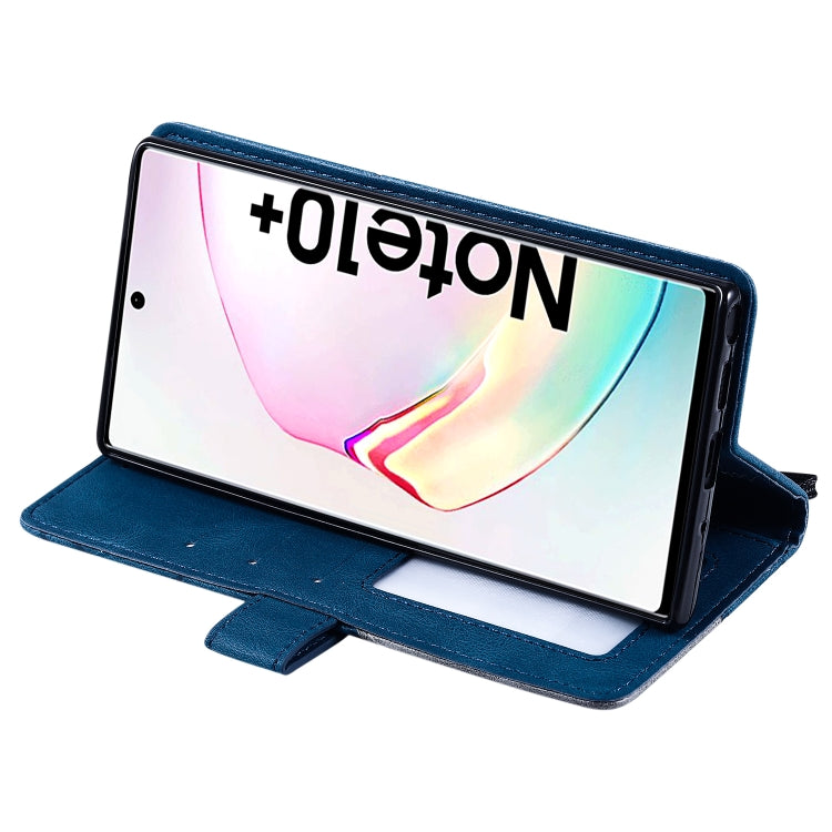 For Samsung Galaxy Note 10 Pro Skin Feel Splicing Horizontal Flip Leather Case with Holder & Card Slots & Wallet & Photo Frame
