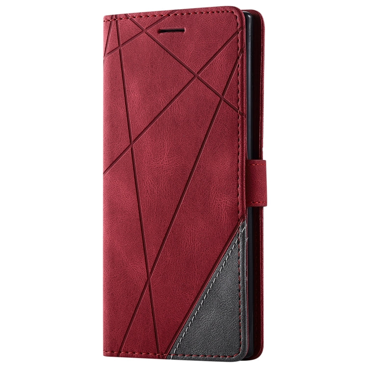 For Samsung Galaxy Note 10 Pro Skin Feel Splicing Horizontal Flip Leather Case with Holder & Card Slots & Wallet & Photo Frame