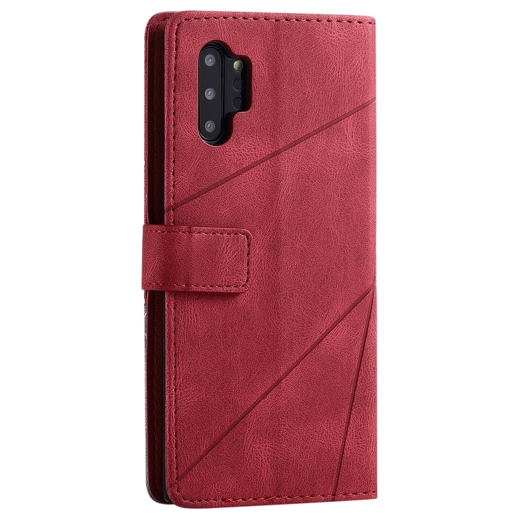 For Samsung Galaxy Note 10 Pro Skin Feel Splicing Horizontal Flip Leather Case with Holder & Card Slots & Wallet & Photo Frame