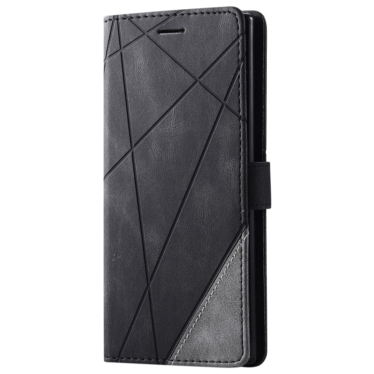 For Samsung Galaxy Note 10 Pro Skin Feel Splicing Horizontal Flip Leather Case with Holder & Card Slots & Wallet & Photo Frame
