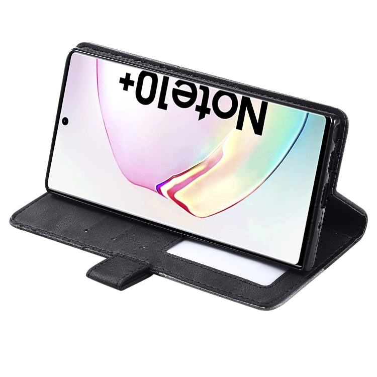 For Samsung Galaxy Note 10 Pro Skin Feel Splicing Horizontal Flip Leather Case with Holder & Card Slots & Wallet & Photo Frame
