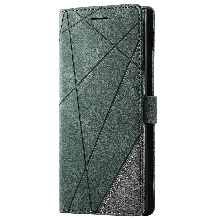 For Samsung Galaxy Note 10 Pro Skin Feel Splicing Horizontal Flip Leather Case with Holder & Card Slots & Wallet & Photo Frame