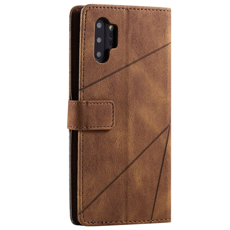 For Samsung Galaxy Note 10 Pro Skin Feel Splicing Horizontal Flip Leather Case with Holder & Card Slots & Wallet & Photo Frame