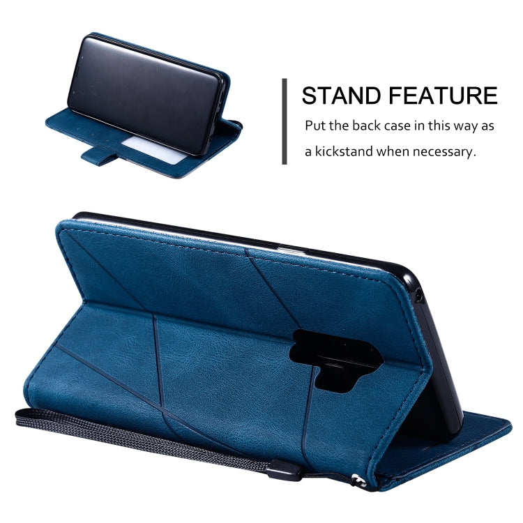 For Samsung Galaxy S9 Plus Skin Feel Splicing Horizontal Flip Leather Case with Holder & Card Slots & Wallet & Photo Frame