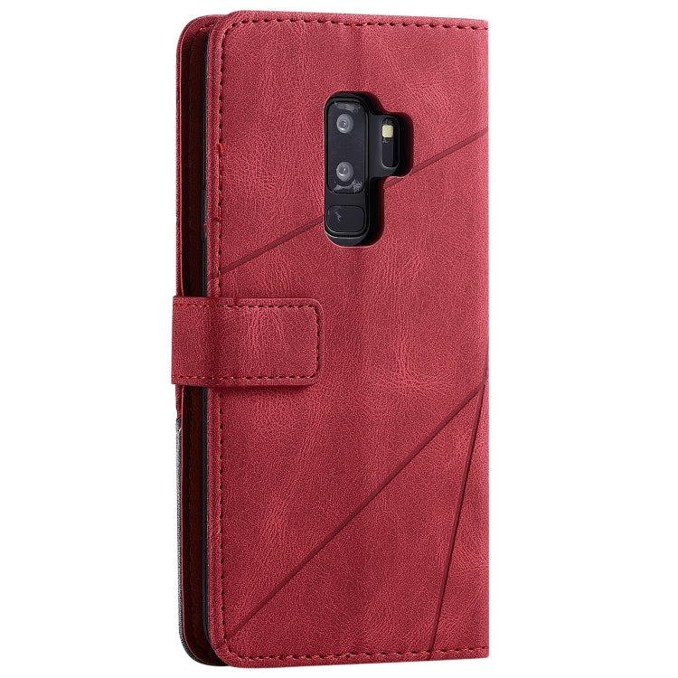 For Samsung Galaxy S9 Plus Skin Feel Splicing Horizontal Flip Leather Case with Holder & Card Slots & Wallet & Photo Frame