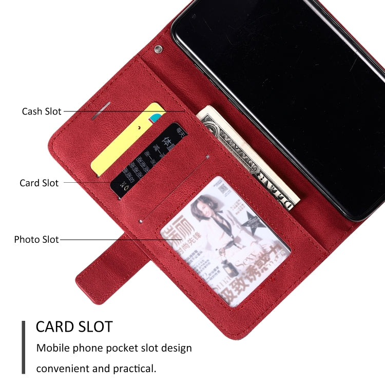 For Samsung Galaxy S9 Plus Skin Feel Splicing Horizontal Flip Leather Case with Holder & Card Slots & Wallet & Photo Frame