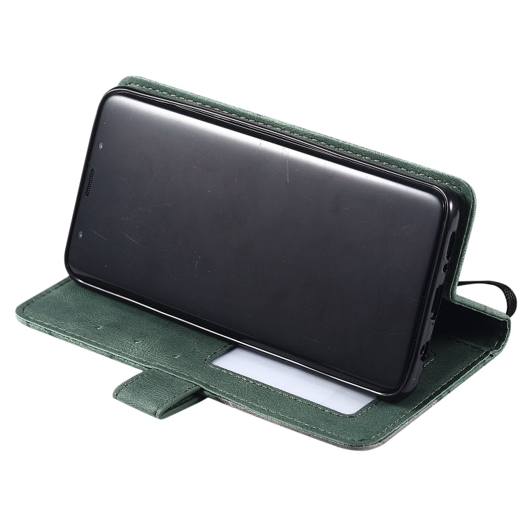 For Samsung Galaxy S9 Plus Skin Feel Splicing Horizontal Flip Leather Case with Holder & Card Slots & Wallet & Photo Frame